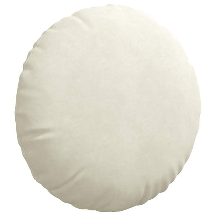 Sittkuddar 2 pcs Kräm Ø50 x 19 cm Sammet