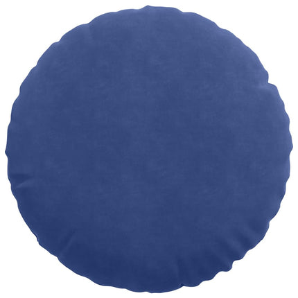 Sittkuddar 2 pcs Polisblå Ø50 x 19 cm Sammet