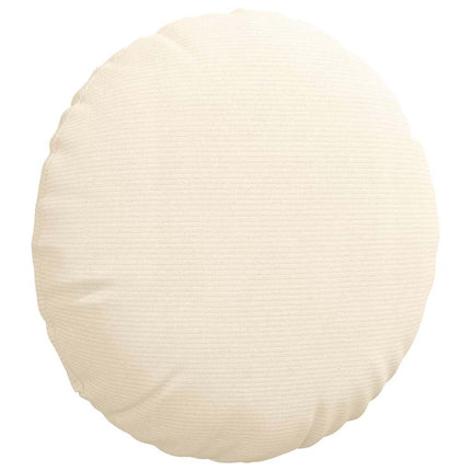 Sittkuddar 2 pcs Kräm Ø50 x 19 cm Kordread tyg
