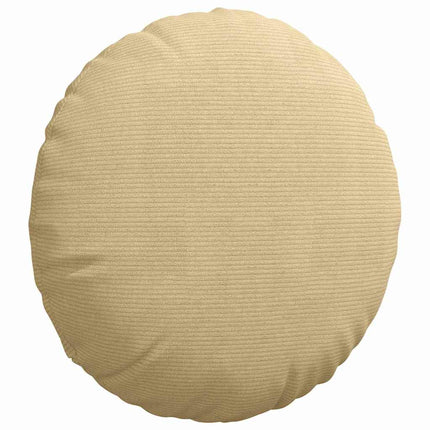 Sittkuddar 2 st Kordread tyg Grågrön Ø50 x 19 cm