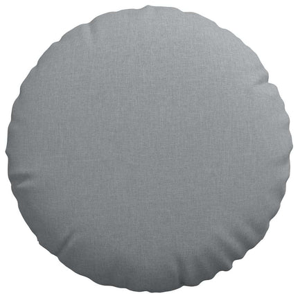 Sittkuddar 2 pcs Ljusgrå Ø60 x 21 cm tyg