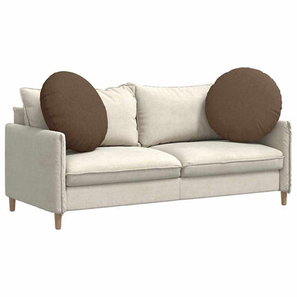 Sittkuddar 2 pcs Brun Ø60 x 21 cm tyg