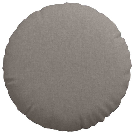 Sittkuddar 2 pcs Taupe Ø60 x 21 cm tyg