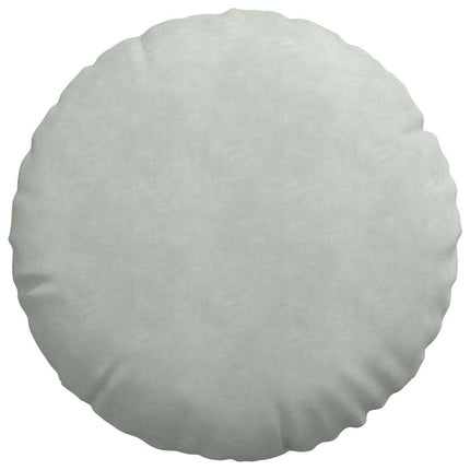Sittkuddar 2 pcs Ljusgrå Ø60 x 21 cm Sammet