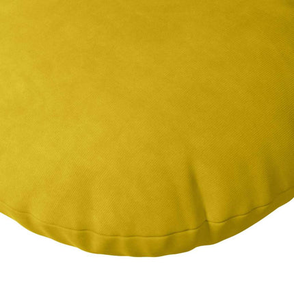 Sittkuddar 2 pcs Gul Ø60 x 21 cm Sammet