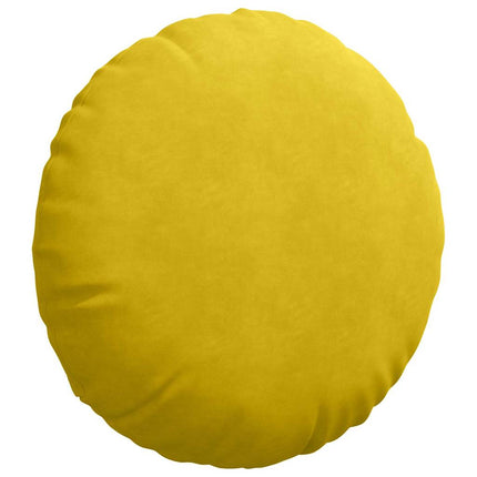 Sittkuddar 2 pcs Gul Ø60 x 21 cm Sammet