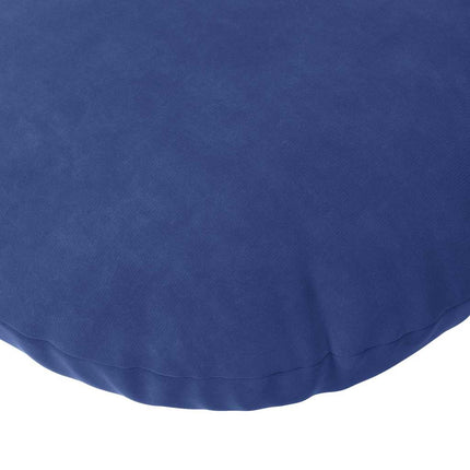 Sittkuddar 2 pcs Polisblå Ø60 x 21 cm Sammet