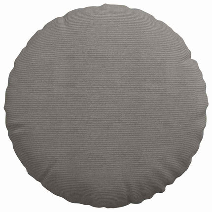 Sittkuddar 2 pcs Ljusgrå Ø60 x 21 cm Kordread tyg