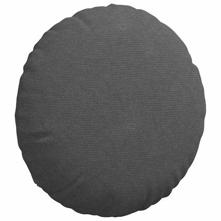 Sittkuddar 2 pcs Mörkgrå Ø60 x 21 cm Kordread tyg