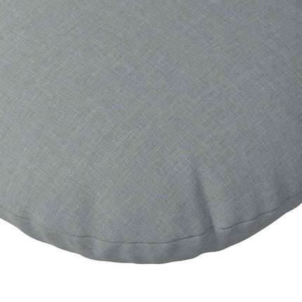 Sittkuddar 2 pcs Ljusgrå Ø80 x 29 cm tyg