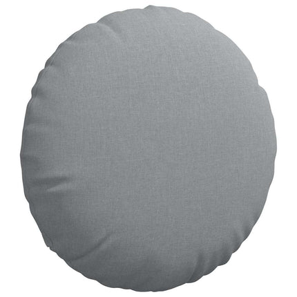 Sittkuddar 2 pcs Ljusgrå Ø80 x 29 cm tyg