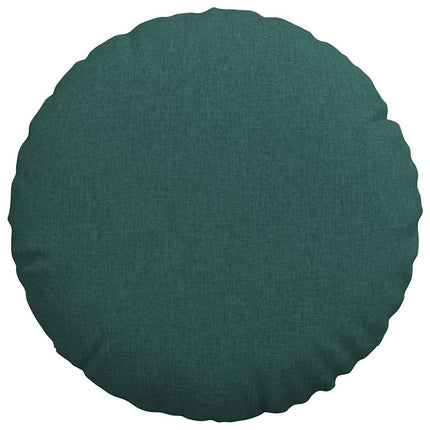 Sittkuddar 2 pcs Mörkgrön Ø80 x 29 cm tyg
