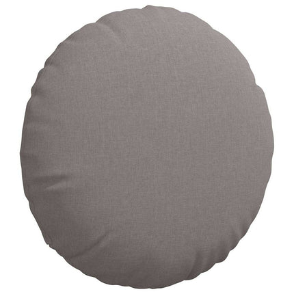 Sittkuddar 2 pcs Taupe Ø80 x 29 cm tyg
