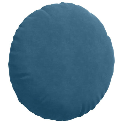 Sittkuddar 2 st Sammet Blå Ø 80 x 29 cm