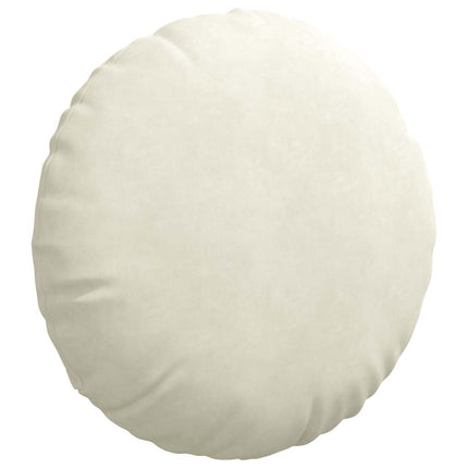 Sittkuddar 2 pcs Kräm Ø 80 x 29 cm Sammet
