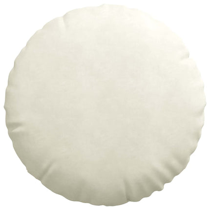 Sittkuddar 2 st Sammet Kräm Ø 80 x 29 cm