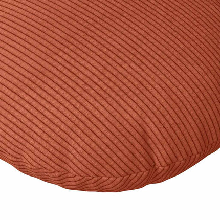 Sittkuddar 2 pcs Röd orange Ø 80 cm Kordread tyg