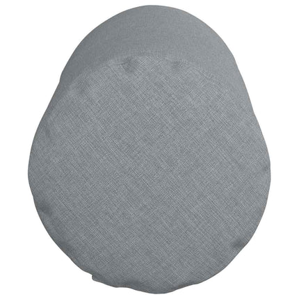 Bolsterkuddar 2 pcs Ljusgrå Ø 15 x 40 cm tyg