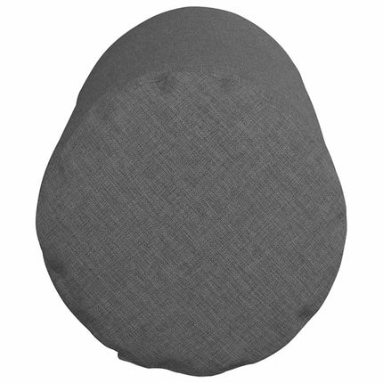 Bolsterkuddar 2 pcs Mörkgrå Ø 15 x 40 cm tyg
