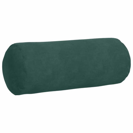 Bolsterkuddar 2 pcs Mörkgrön Ø 15 x 40 cm Kordread tyg