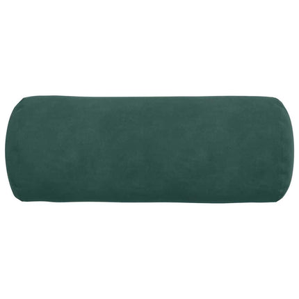 Bolsterkuddar 2 pcs Mörkgrön Ø 15 x 40 cm Kordread tyg