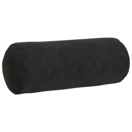 Bolsterkuddar 2 pcs Svart Ø 15 x 40 cm Kordread tyg
