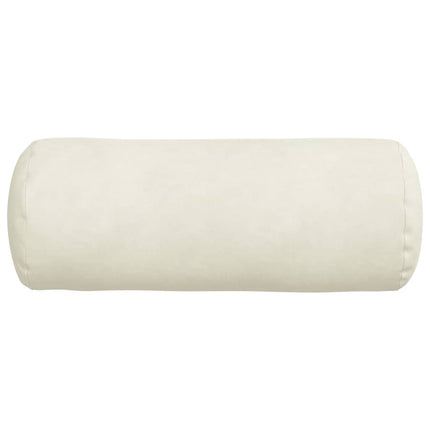 Bolsterkuddar 2 pcs Kräm Ø 15 x 40 cm Kordread tyg