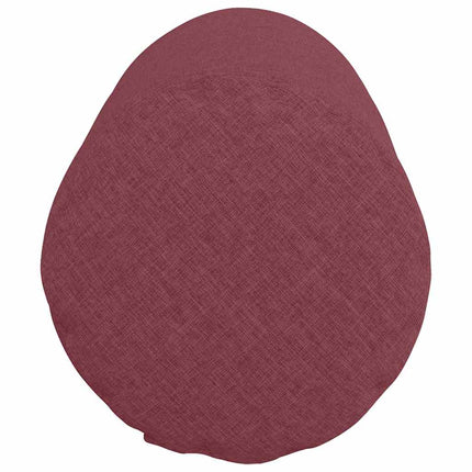 Bolsterkuddar 2 pcs Vinröd Ø 25 x 70 cm tyg