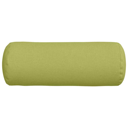 Bolsterkuddar 2 pcs Ljusgrön Ø 25 x 70 cm tyg