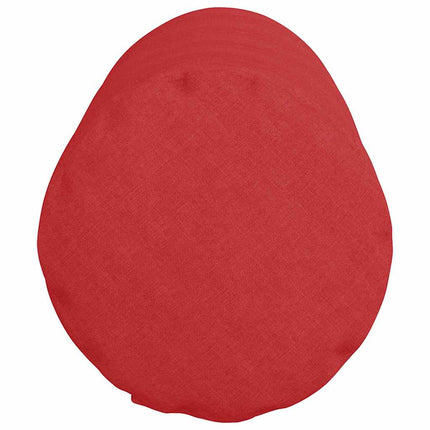 Bolsterkuddar 2 pcs Röd Ø 25 x 70 cm tyg
