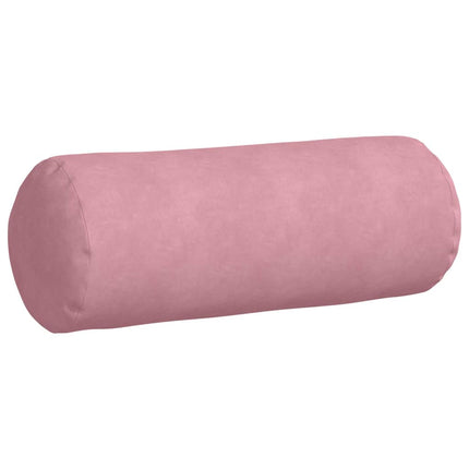 Bolsterkuddar 2 pcs Rosa Ø 25 x 70 cm Kordread tyg