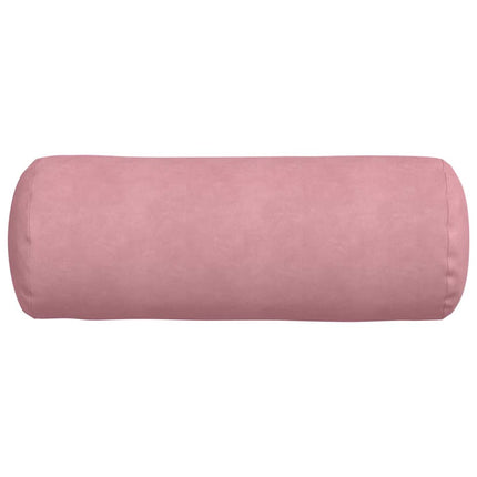 Bolsterkuddar 2 pcs Rosa Ø 25 x 70 cm Kordread tyg
