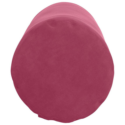 Bolsterkuddar 2 pcs Vinröd Ø 25 x 70 cm Kordread tyg