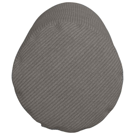 Bolsterkuddar 2 pcs Ljusgrå Ø 25 x 70 cm Kordread tyg