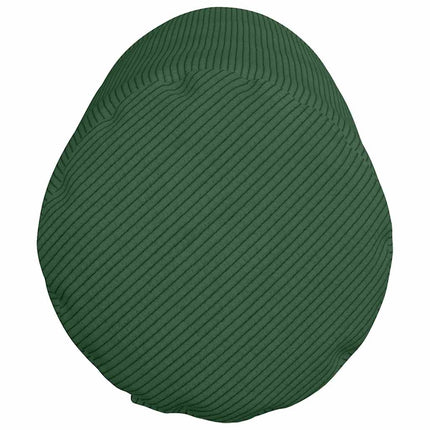 Bolsterkuddar 2 pcs Mörkgrön Ø 25 x 70 cm Kordread tyg