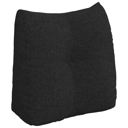 Ryggkudde Svart 45 x 24 x 50 cm tyg