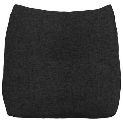 Ryggkudde Svart 45 x 24 x 50 cm tyg