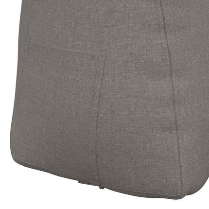 Ryggkudde Taupe 45 x 24 x 50 cm tyg