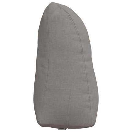 Ryggkudde Taupe 45 x 24 x 50 cm tyg