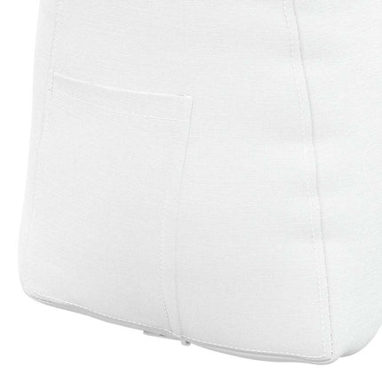Ryggkudde Vit 45 x 24 x 50 cm tyg