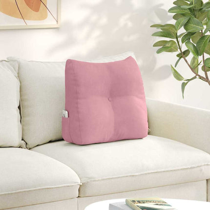 Ryggkudde Rosa 45 x 24 x 50 cm Sammet