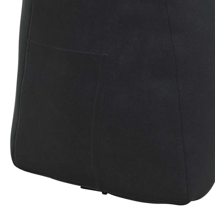 Ryggkudde Svart 45 x 24 x 50 cm Sammet