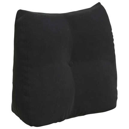 Ryggkudde Svart 45 x 24 x 50 cm Sammet