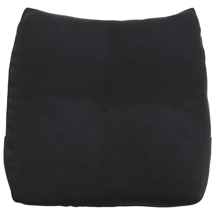 Ryggkudde Svart 45 x 24 x 50 cm Sammet