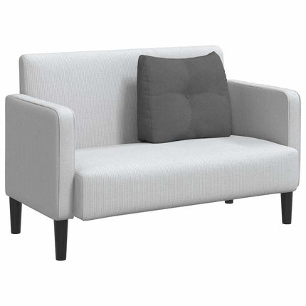 Ryggkudde Mörkgrå 60 x 24 x 50 cm tyg