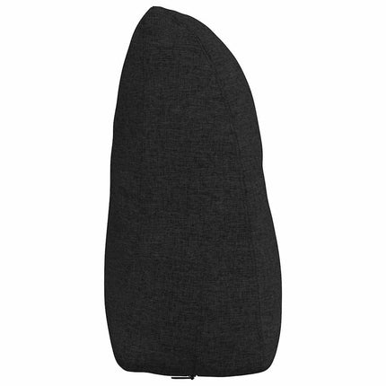 Ryggkudde Svart 60 x 24 x 50 cm tyg