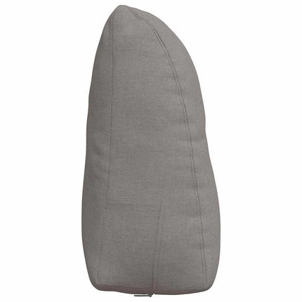Ryggkudde Taupe 60 x 24 x 50 cm tyg