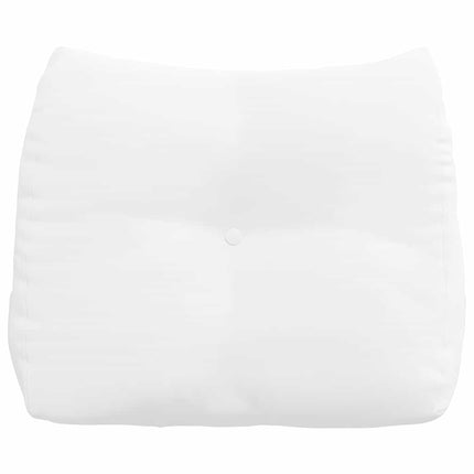 Ryggkudde Vit 60 x 24 x 50 cm tyg