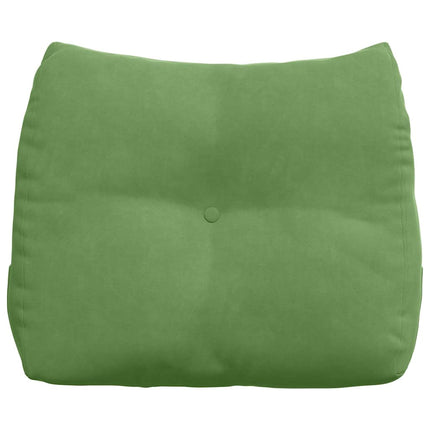 Ryggkudde Ljusgrön 60 x 24 x 50 cm Sammet
