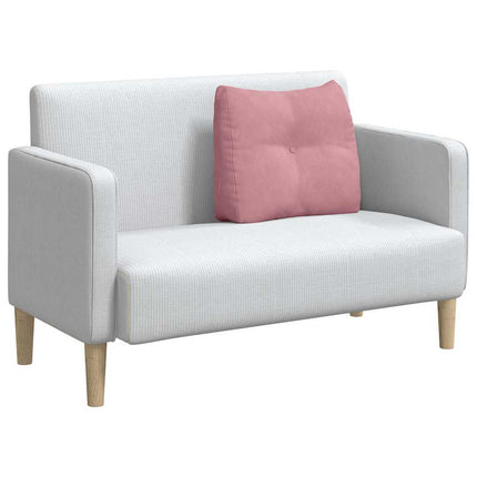 Ryggkudde Rosa 60 x 24 x 50 cm Sammet